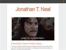 Tablet Screenshot of jonathantneal.com